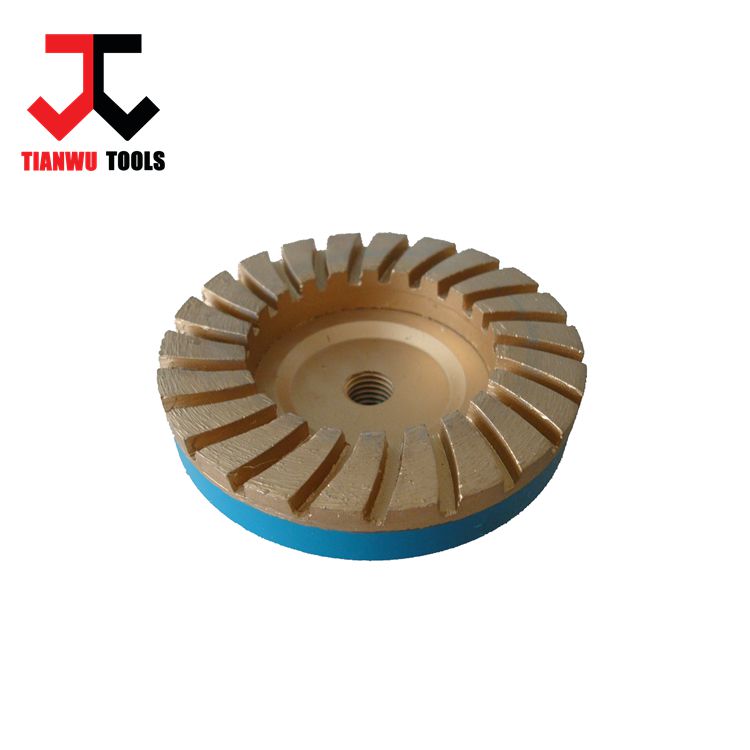 TW3714 4“ Turbo cup wheels with iron base